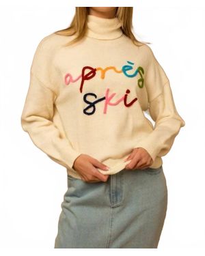 Fashion District LA Turtleneck Long Sleeve Sweater - Gray