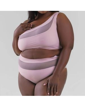 Nomads Bay Ii Swim Top - Purple