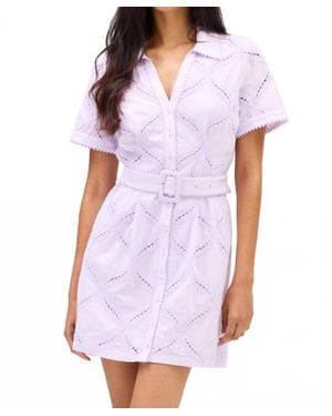 Allison Kennedy Mini Dress - White