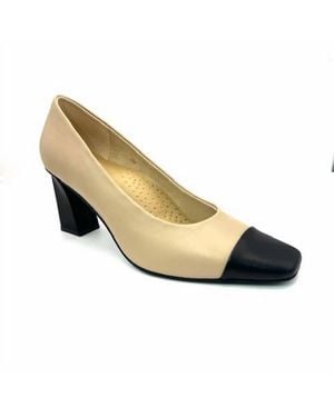 Vaneli Fadela Block Heel Pumps - Metallic