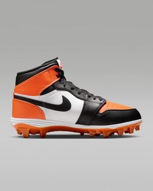 Nike Air Jordan 1 Mid Td Fj6805-801 Starfish Football Cleat Mew1082 - Orange