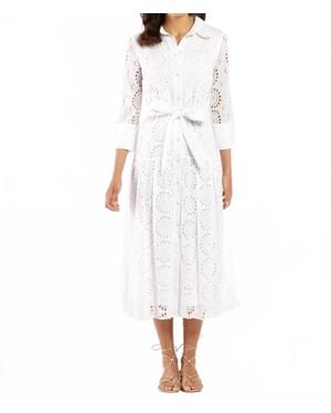 Jude Connally Sutton Eyelet Dress - White