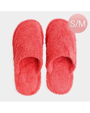 Fashnzfab Solid Soft Home Indoor Floor Slippers - Red