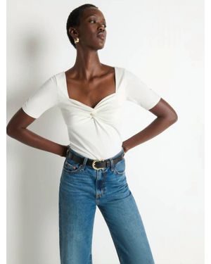Nation Ltd Lana Twisted Top - Blue