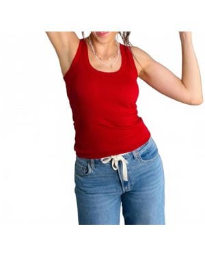 Crown Jewel Tiburon Tank Top - Red