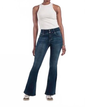 1822 Denim Shapewear Fit And Lift Flare Jean - Blue