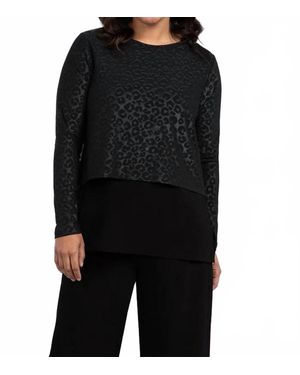 Sympli Go To Crop Top - Black