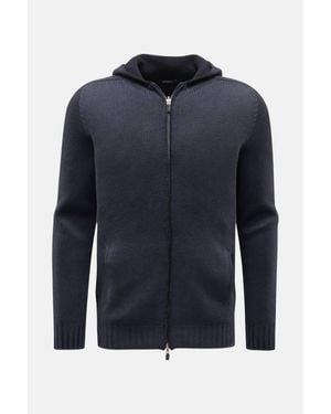 04651/A TRIP IN A BAG Foggy Full Zip Cardigan - Blue