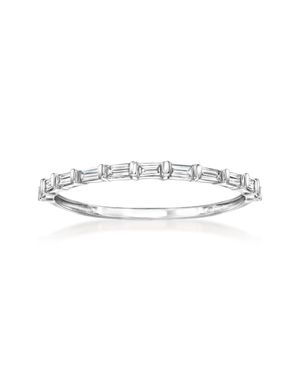 RS Pure By Ross-Simons Baguette Diamond Ring - White