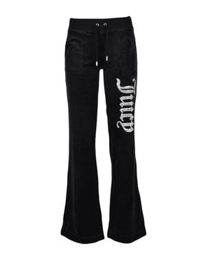Juicy Couture Velvet Sweatpants - Black