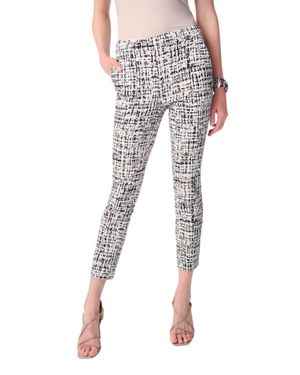 Joseph Ribkoff Tweed Motif Slim Leg Pants - Multicolor