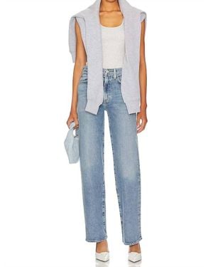 Agolde Harper Midrise Relax Straight Jean - Blue