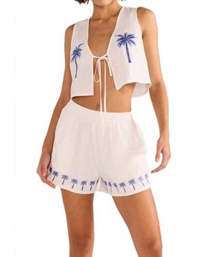 MINKPINK Isadora Resort Top - White