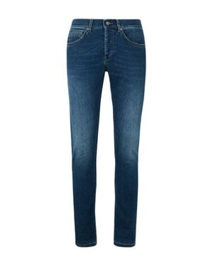 Dondup Slim Fit Medium Jeans - Blue