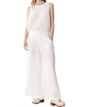 Lanhtropy Cape Linen Pants - White