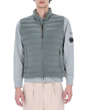 Moorer Sleek Mini Coat - Blue