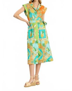 tyler boe Paige Midi Shirtdress - Green