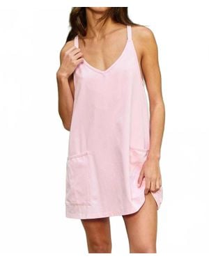 Bucketlist Sporty Mini Dress - Pink