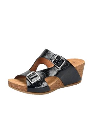 Comfortiva Emah Wedge Sandals - Black