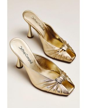 Jeffrey Campbell Twista Mule Heels - Natural