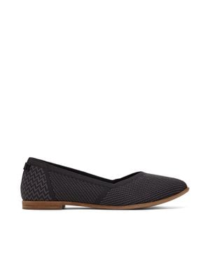 TOMS Jutti Neat Knit Flat - Black