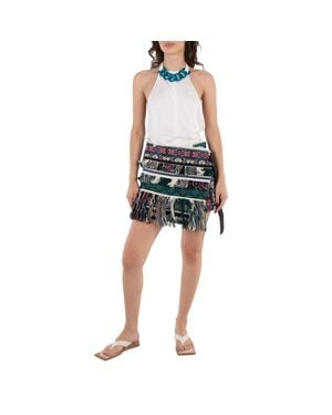 JW Anderson Jw Anderson Ladies Off Chain-Link Halterneck Top - Black