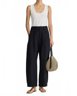 Apiece Apart Bari Crop Trouser - Black
