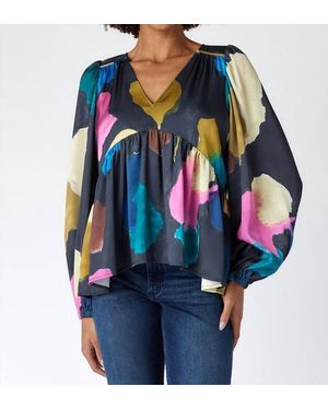 CROSBY BY MOLLIE BURCH Walton Top - Blue
