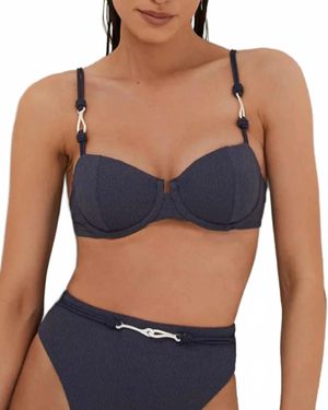 ViX Firenze Alba Nissi Bikini Top - Blue