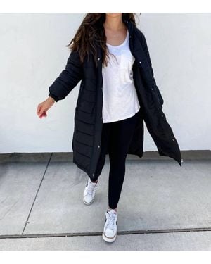 Blakeley Cozy Up Long Puffer Jacket - Black