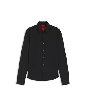 HUGO Slim-Fit Shirt - Black