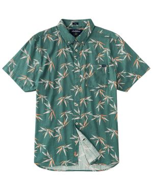 Chubbies The Friday Shirt Dark Tropical Button-Down Dsgl1253 - Green