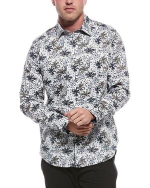 Robert Graham Xavier Woven Shirt - Gray