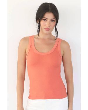 Nikibiki Reversible Ribbed Tank Top - Pink
