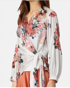 Karmamia Elena Wrap Blouse - Red