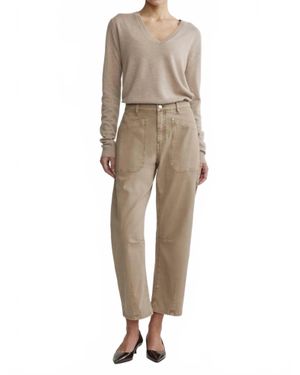 DL1961 Billie Easy Barrel Pants - Natural