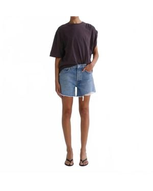 Agolde Parker Long Shorts - Blue