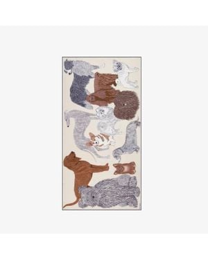 Inoui Edition Etole 100 Cotton Toutou Scarf - White