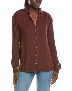 Michael Stars Leo Shirt - Brown