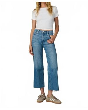 Joe's Jeans Blake Cropped Wide Leg Jeans - Blue