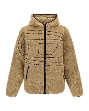 DIESEL 'S-Zat Sweat-Shirt' Jacket - Natural