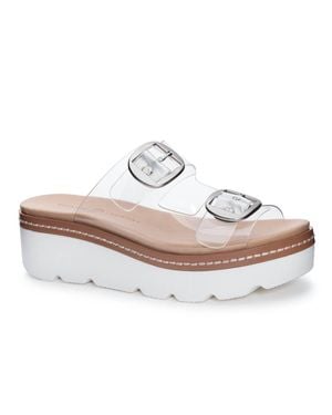 Chinese Laundry Surfs Up Sandals - White
