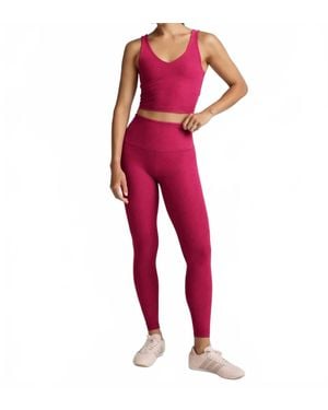 Beyond Yoga Spacedye Good Day Cropped Tank Top - Red