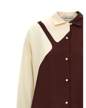 Alberta Ferretti Viscose Blouse - Purple