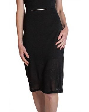 Revir Sky Mini Skirt - Black