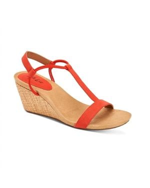 Style & Co. Mulan Wedge Sandal - Red