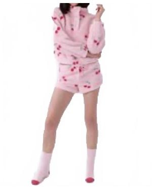 Pj Salvage Cherry Jacket - Pink