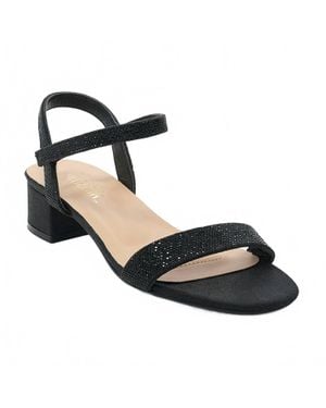 De Blossom Collection Beth Block Heel - Black