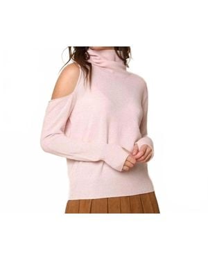 27milesmalibu Cold Shoulder Pullover Top - Pink