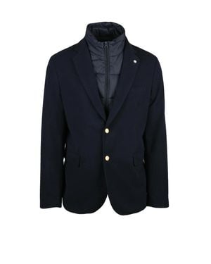 Manuel Ritz Jacket With Removable Bib - Blue